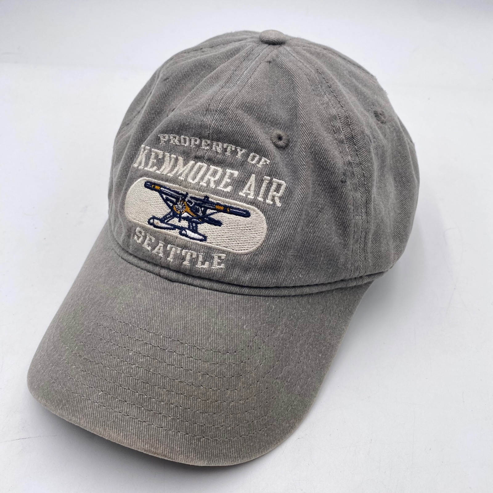 Kenmore Air Gear For Sports Seaplane Hat Mens Women Gray Cotton Seattle Aviation